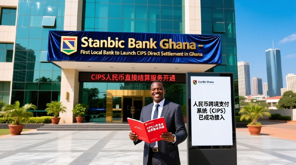 重庆：加纳斯坦比克银行落地CIPS服务，成当地首家人民币直接结算银行
