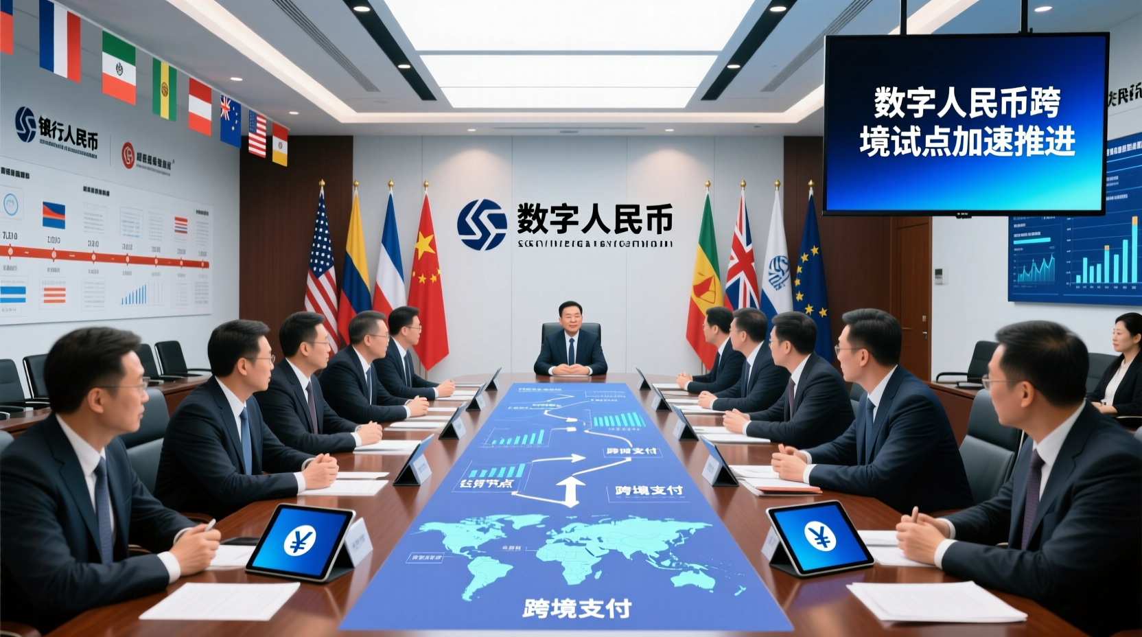 防城港多地央行工作会议提及数字人民币，“跨境”或成为下一步重点