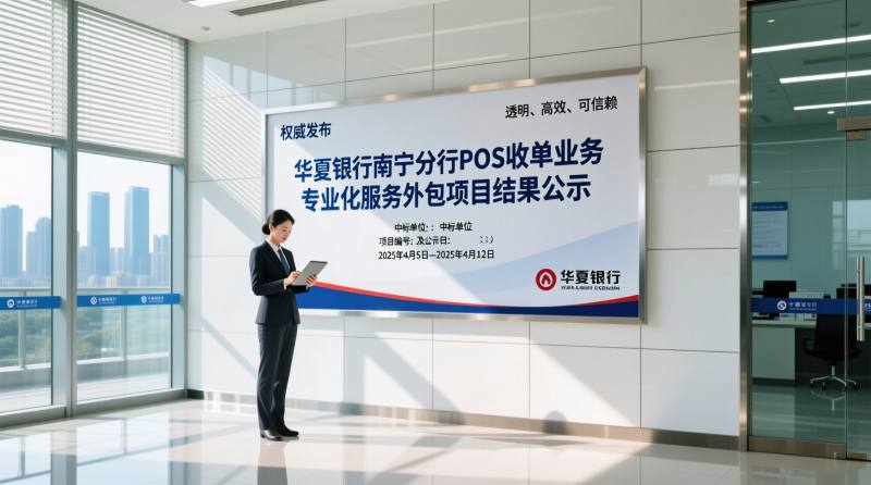 华夏银行南宁分行POS收单业务专业化服务外包项目结果公示