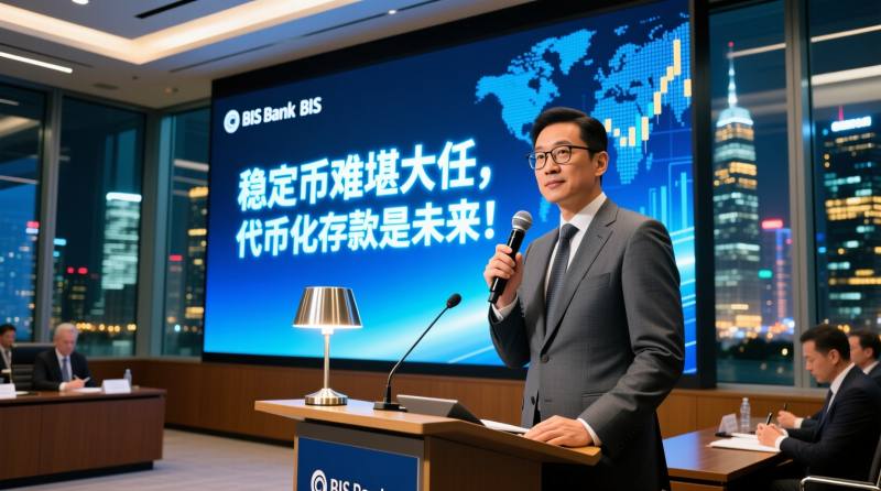 国际清算银行BIS总经理：稳定币难堪大任，代币化存款是未来！