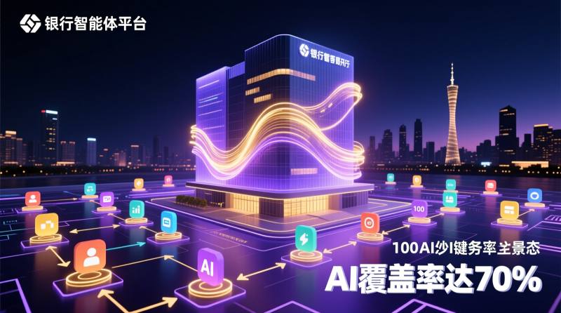 长沙银行智能体平台承载100个AI助手，将实现关键业务环节AI覆盖率达70%
